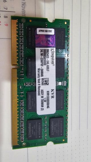 Memoria RAM Kingston 4GB DDR3 Laptop