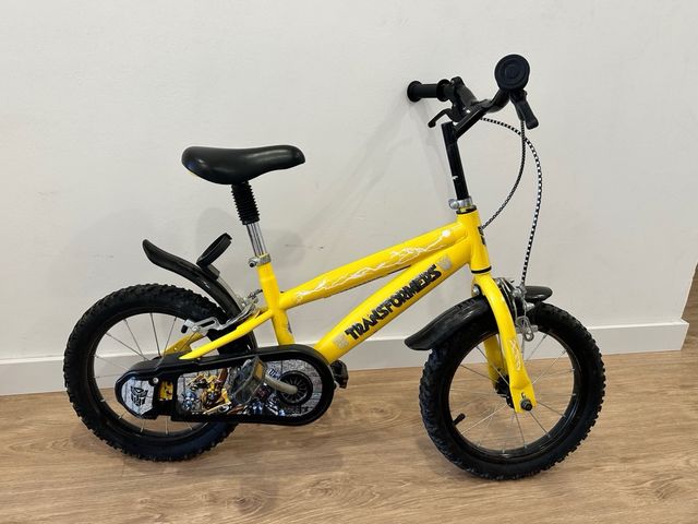 Bicicleta infantil 14'' Transformers