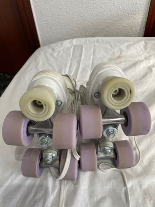 Patines niña Decathlon T.32-33 Blancos