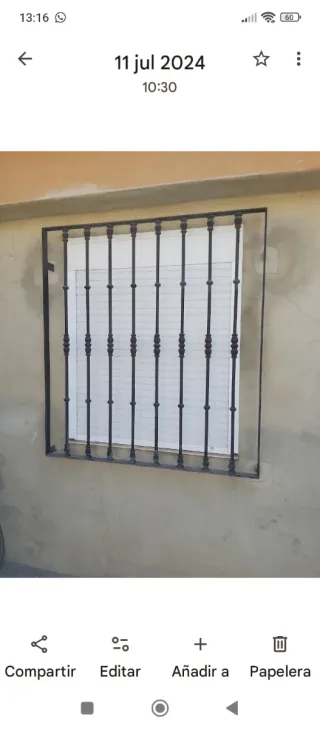 Ventana PVC corredera con persiana