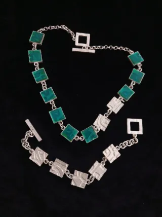 Conjunto Biche de Bire collar y pulsera