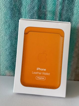 Apple iPhone Leather Wallet MagSafe Arancione