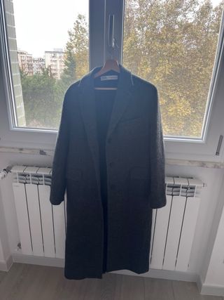 Cappotto Zara Grigio Lama