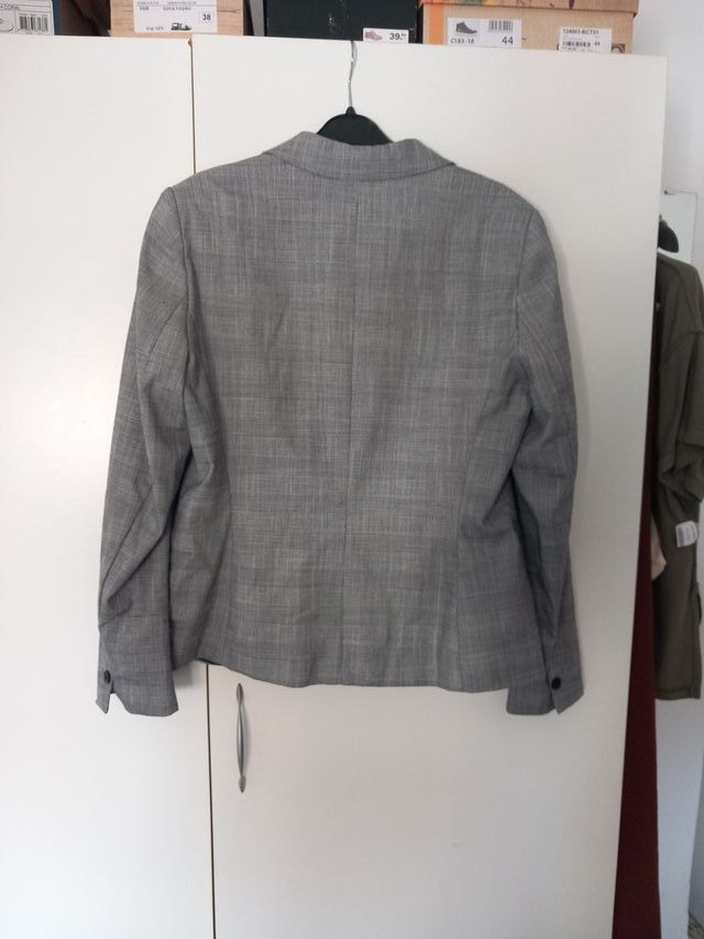 Blazer Zara Gris Talla M