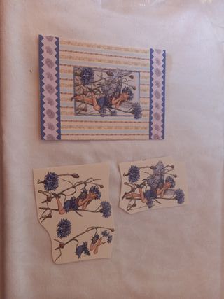 10 Postales 3D Decoupage para terminar. Lote 2