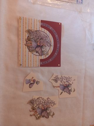 10 Postales 3D Decoupage para terminar. Lote 2