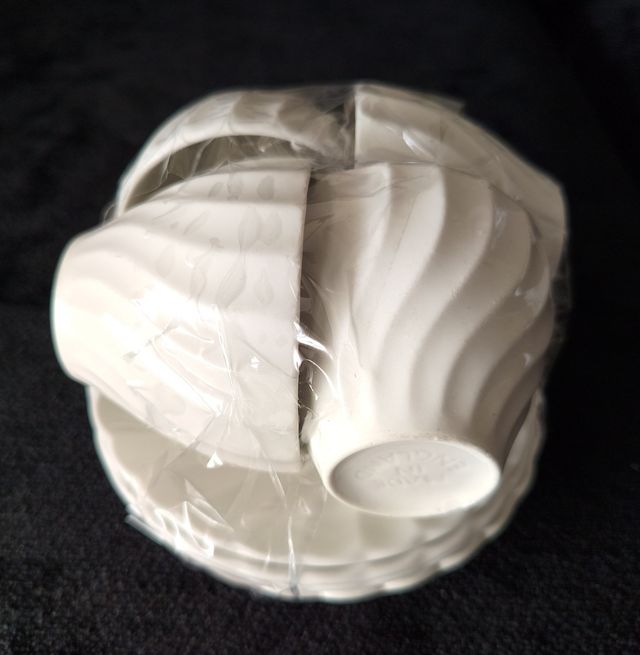 Juego de café Johnson Brothers blanco