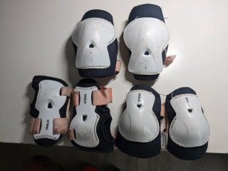 Patines, casco y protecciones Oxelo Niña
