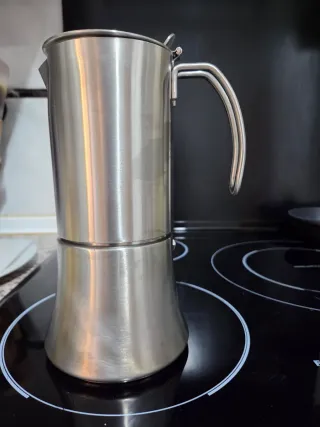 Cafetera Espresso BRA Acero Inoxidable 10 tazas