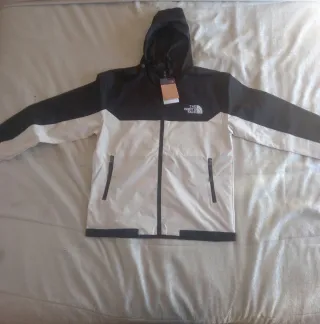 Cortavientos The North Face Negro y Blanco