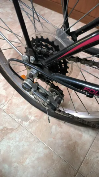 Bicicleta Plegable 20 Negra