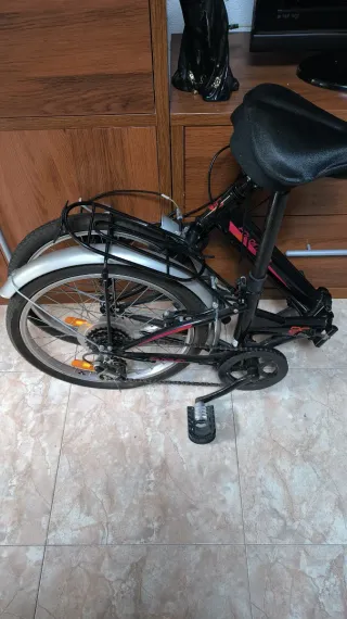 Bicicleta Plegable 20 Negra