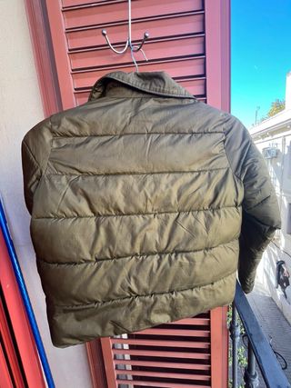 Cazadora JJXX verde plumífera talla S