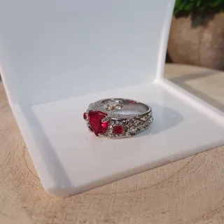 Anillo Bronce Corazón San Valentín