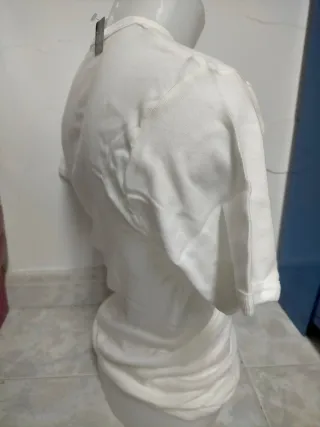 Camiseta Texdia Hombre Blanca Algodón Talla L