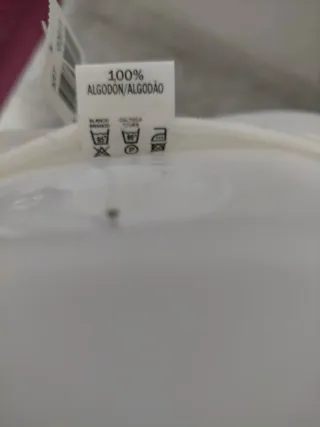 Camiseta Texdia Hombre Blanca Algodón Talla L