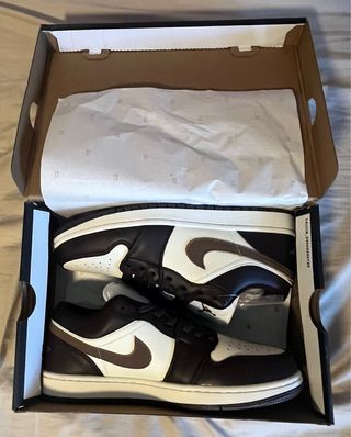 Air Jordan 1 Low Brown, Size 45