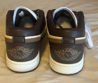 Air Jordan 1 Low Brown, Size 45