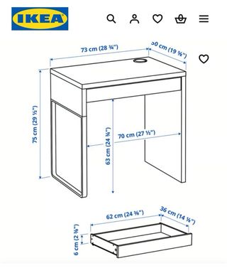 Escritorio Micke Negro