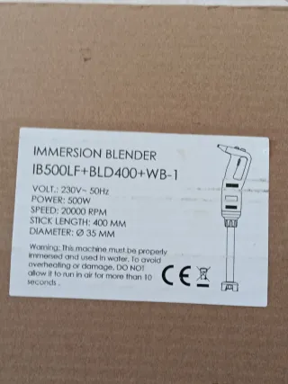 Batidora de Inmersión Profesional IB500LF