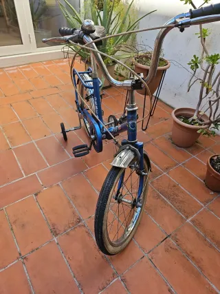 Bicicleta plegable Orbea infantil azul