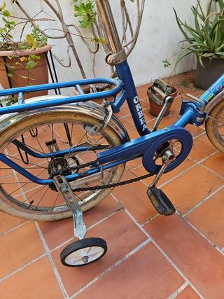 Bicicleta plegable Orbea infantil azul
