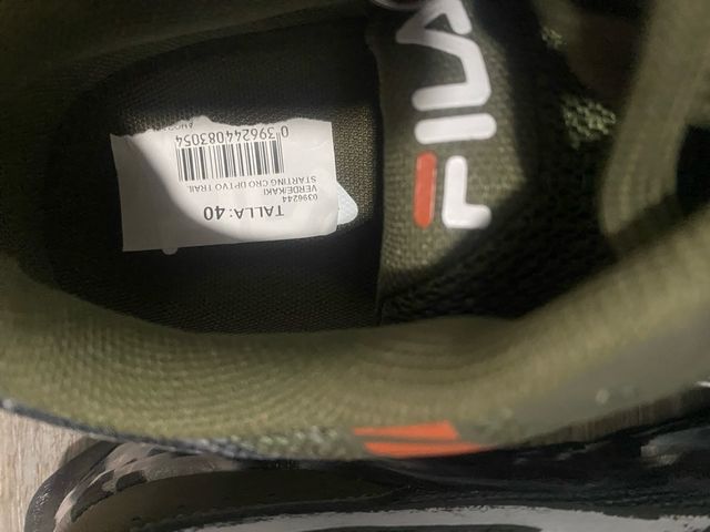 Zapatillas Fila Verde Talla 40