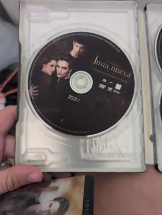 DVD Luna Nueva Saga Crepúsculo 3 Discos