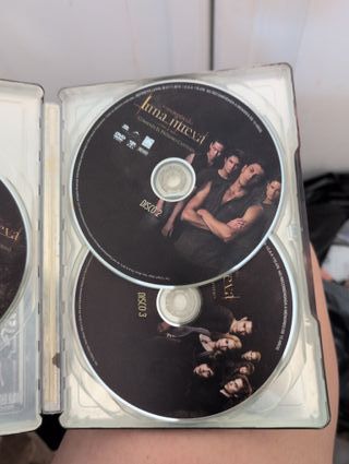 DVD Luna Nueva Saga Crepúsculo 3 Discos