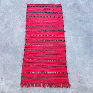 Kilim Marroquí Rojo