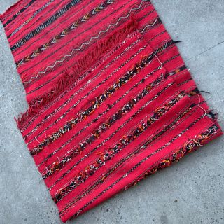 Kilim Marroquí Rojo