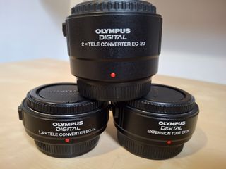Objetivos Olympus 4/3 y accesorios