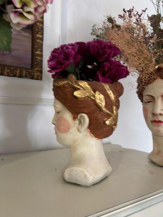 Figuras Decorativas Mujer Cabeza