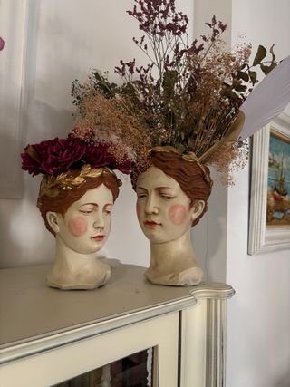 Figuras Decorativas Mujer Cabeza