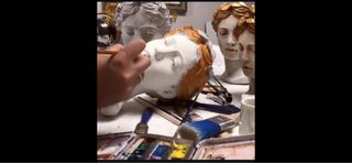 Figuras Decorativas Mujer Cabeza