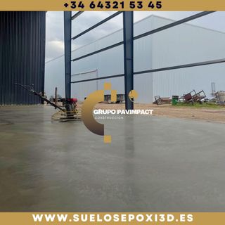 HORMIGÓN FRATASADO NAVES INDUSTRIALES ALMACÉN