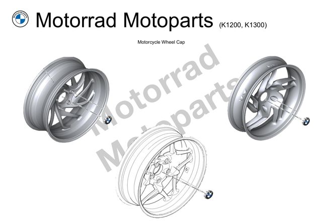 Tapa Aniversario Moto BMW K1200 K1300 1x6€ 2x11€