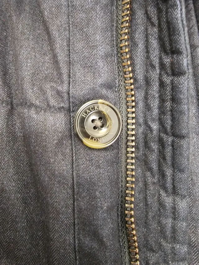 Abrigo Hackett Negro y Gris