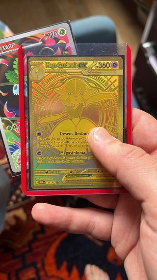 Carta Pokémon Mega-Gardevoir EX Dorada
