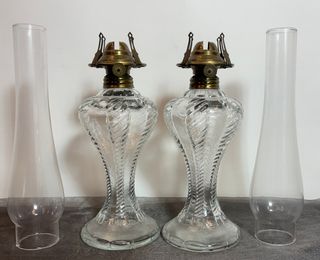 Par de Quinques de Cristal