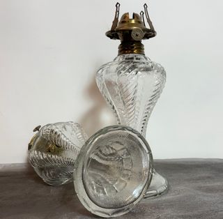 Par de Quinques de Cristal