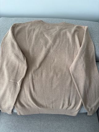 Jersey University Club cuello pico beige Talla M