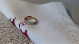 Anillo San Valentín chapado oro 18k