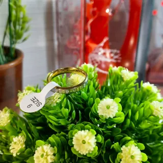 Anillo San Valentín chapado oro 18k