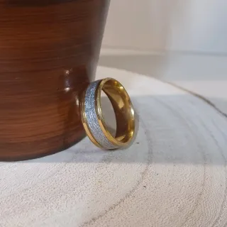 Anillo San Valentín chapado oro 18k