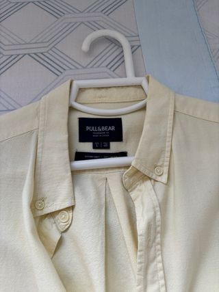 Pack 3 Camisas Pull&Bear Verde, Rosa y Amarilla