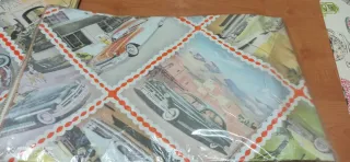 2 Tovaglie cerata 120x200 cm. L'altra 140 x 240