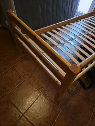 Cama individual madera 90x190