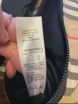 Riñonera Burberry Nova Check