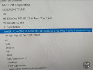 HP AiO Intel i5 500GB SSD 10GB RAM (8gb+2gb virt)